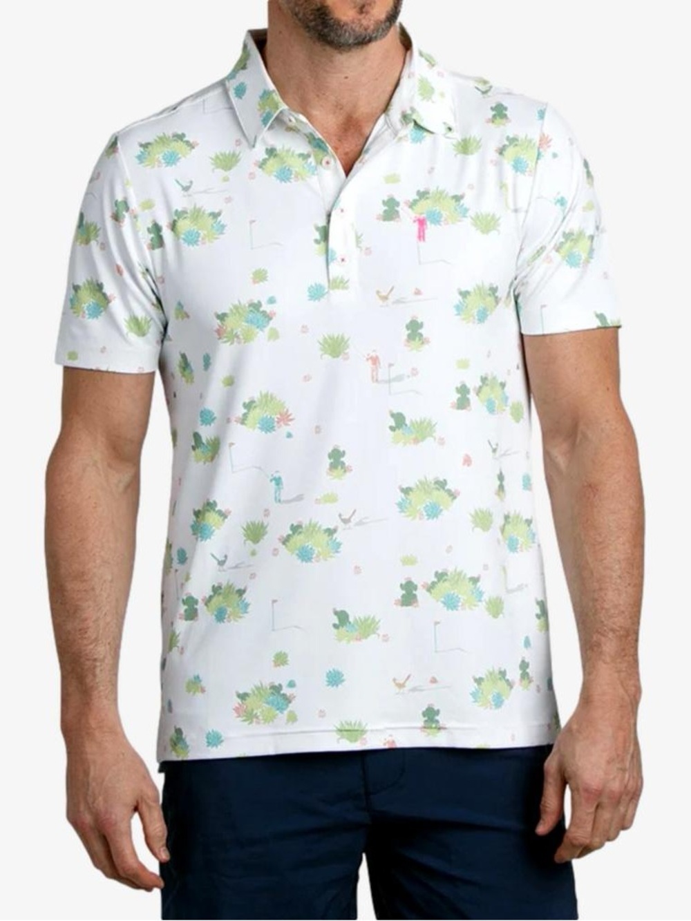 William Murray Golf Beep Beep Polo | XLarge | White